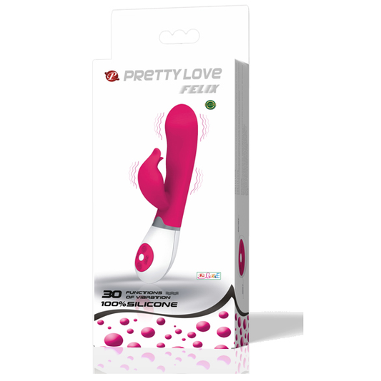 PRETTY LOVE - VIBRATORE PER FLIRT CON STIMOLATORE FELIX