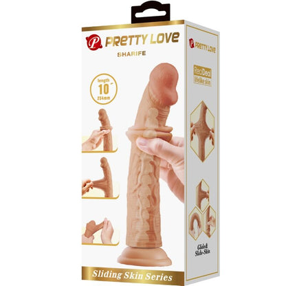 PRETTY LOVE - SHARIFE DILDO REALISTICO 25 CM NATURALE