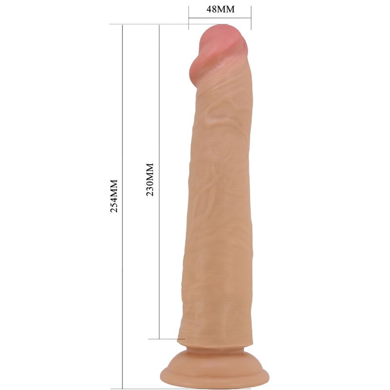 PRETTY LOVE - SHARIFE DILDO REALISTICO 25 CM NATURALE
