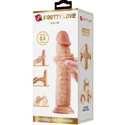 PRETTY LOVE - KEON DILDO REALISTICO 21 CM NATURALE