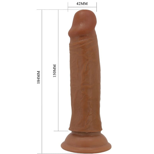 PRETTY LOVE - QUENTIN DILDO REALISTICO 18 CM MULATO