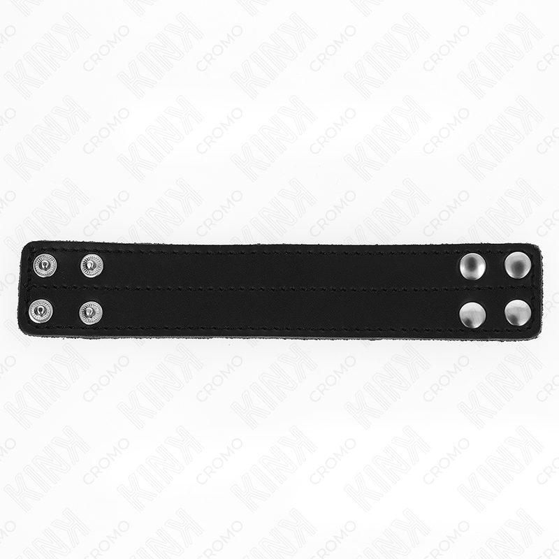 KINK - ANELLO PER IL PENE IN PELLE CON CHIUSURA A SCATTO 18,5 X 3,3 CM