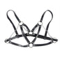 SUBBLIME - 953713 CINTURÓN DE BONDAGE PUNK HEBILLA METAL NEGRO TALLA ÚNICA