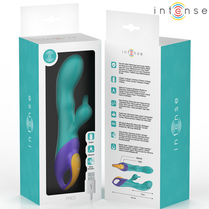 INTENSO - VIBRATORE FRED RABBIT BLU