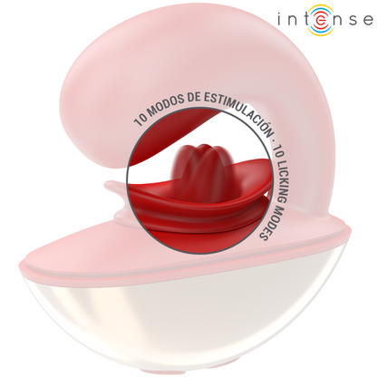 INTENSE - MARIAH VIBRATORE E STIMOLATORE A FORMA DI U 10 VIBRAZIONI ROSSO
