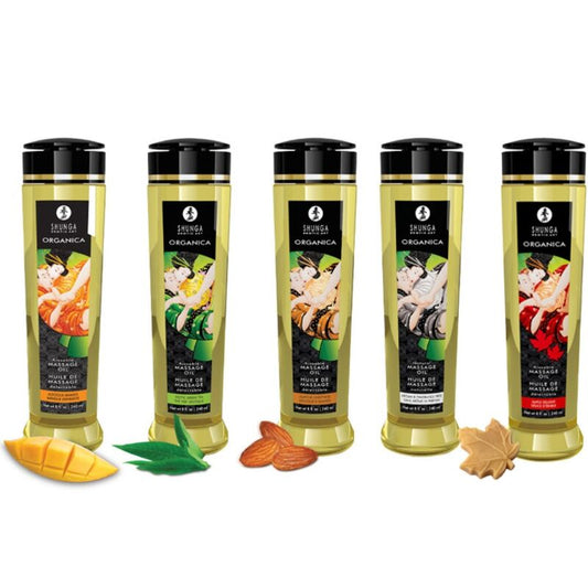 SHUNGA - OLIO DA MASSAGGIO AL MANGO BIOLOGICO 240 ML