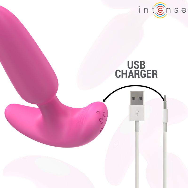 INTENSO - ROSS ANAL PLUG 10 VIBRAZIONI ROSA TELECOMANDO