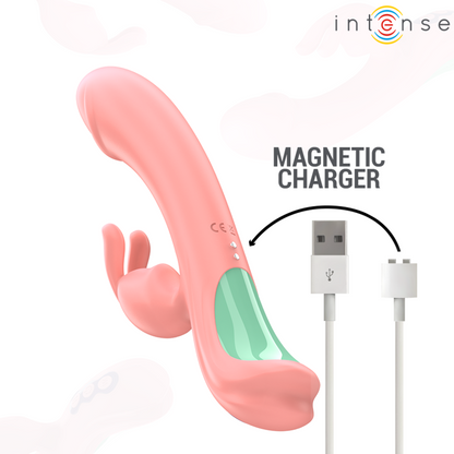 INTENSO - VIBRATORE RACHEL RABBIT 5 VIBRAZIONI ROSA