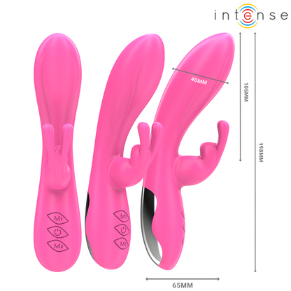 INTENSO - VIBRATORE RANDALL RABBIT 10 VIBRAZIONI ROSA