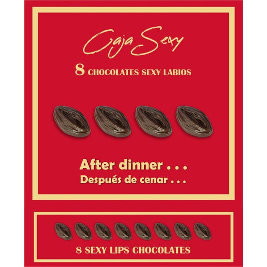 SPICY DEVIL - SCATOLA DA 8 CIOCCOLATINI A FORMA DI VAGINA