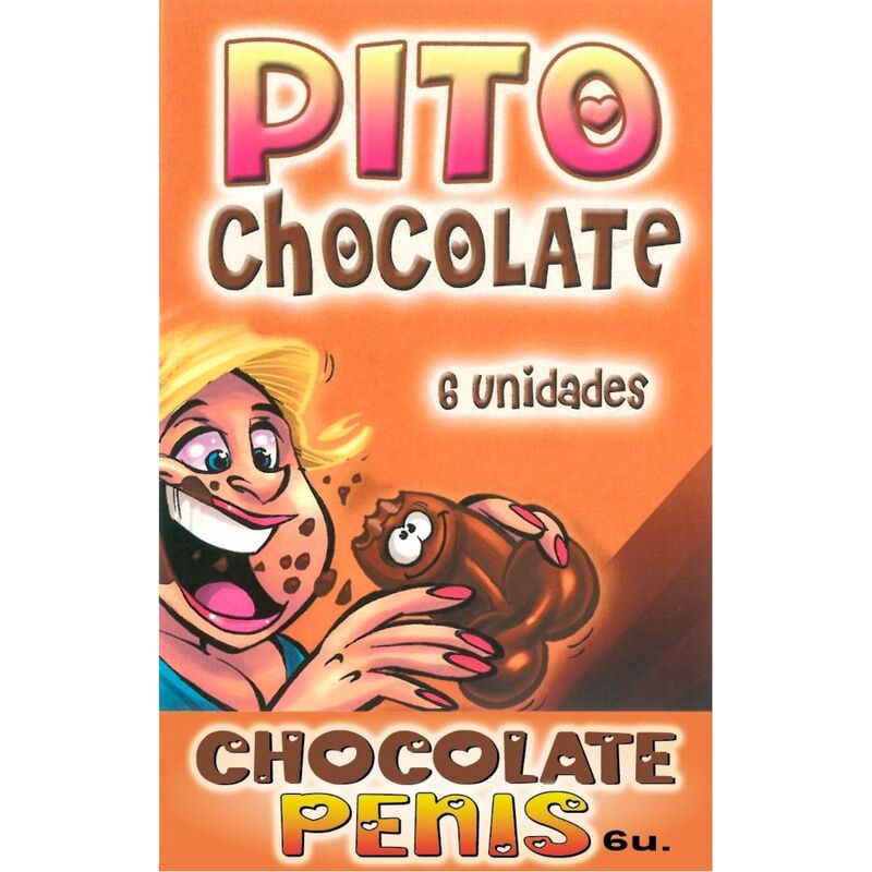 SPICY DEVIL - SCATOLA DA 6 CIOCCOLATINI A FORMA DI PENE