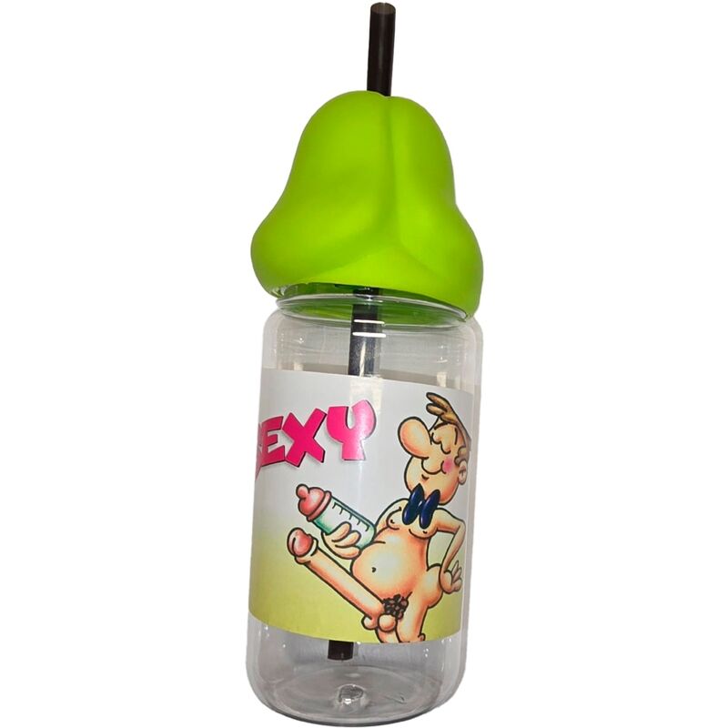 Spicy Devil - Bottiglia a forma di pene 360 ​​ml Verde