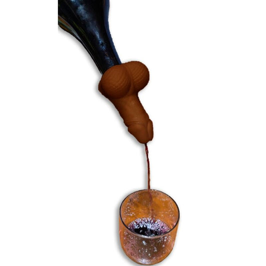 Spicy Devil - Decanter per vino a forma di pene mulatto