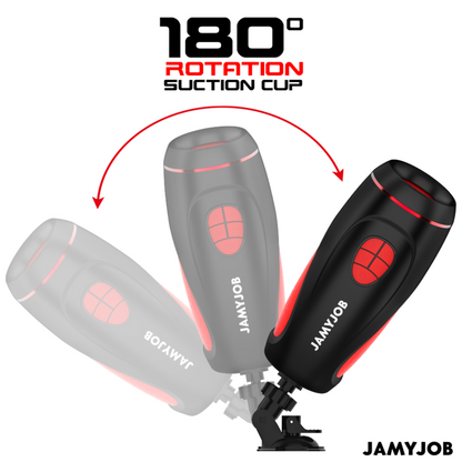 JAMYJOB - MASTURBATORE AUTOMATICO PYSTON BASE CON DILDO TELECOMANDATO