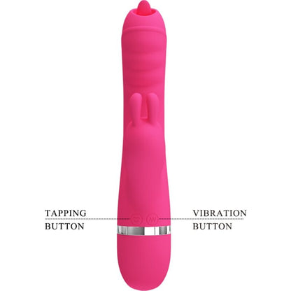 PRETTY LOVE - VIBRATORE CONIGLIO MULTIFUNZIONE ROSA FENICE