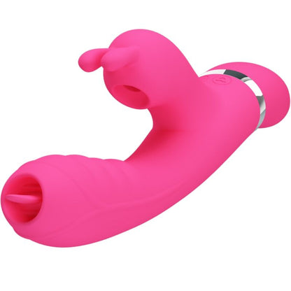 PRETTY LOVE - VIBRATORE CONIGLIO MULTIFUNZIONE ROSA FENICE