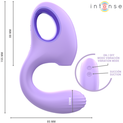 INTENSO - VIBRATORE E STIMOLATORE BAXTER VIOLA