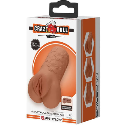 TORO PAZZO - DESIGN VAGINA E ANO SCARLATTO CON FIORI NATURALI