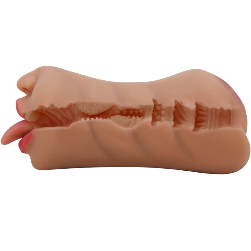 CRAZY BULL - SARAH MASTURBATORE A DOPPIA BOCCA E VAGINA NATURALE