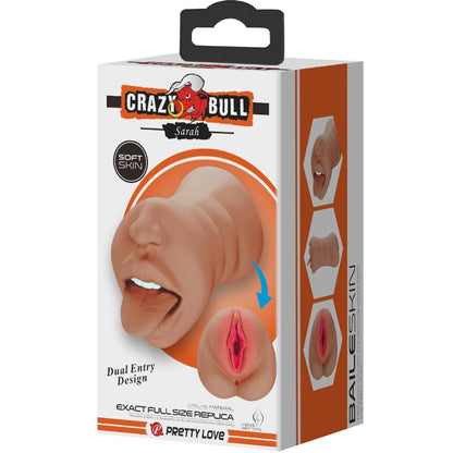 CRAZY BULL - SARAH MASTURBATORE A DOPPIA BOCCA E VAGINA NATURALE