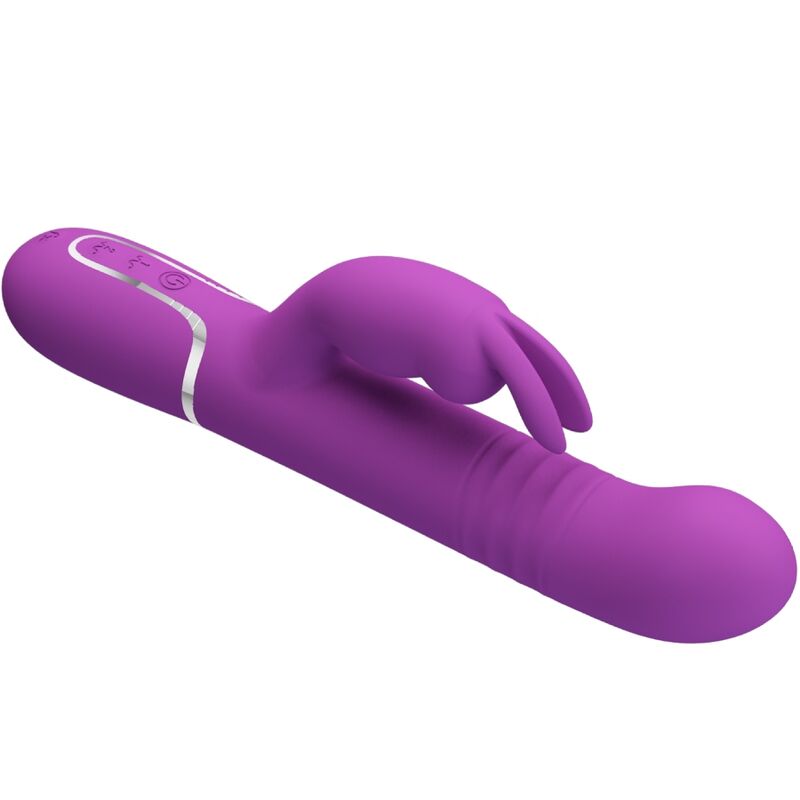 PRETTY LOVE - VIBRATORE CONIGLIO MULTIFUNZIONE 4 IN 1 COALE VIOLA