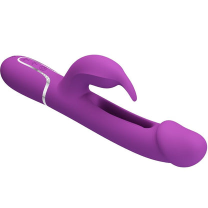 PRETTY LOVE - KAMPAS VIBRATORE CONIGLIO MULTIFUNZIONE 3 IN 1 VIOLA
