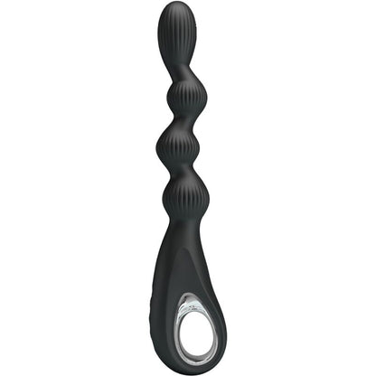 PRETTY LOVE - VIBRATORE ANALE FEDERER 12 VIBRAZIONI NERO