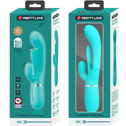 PRETTY LOVE - SHANIA VIBRATORE TRIPLO CONIGLIO MULTIFUNZIONE 3 IN 1