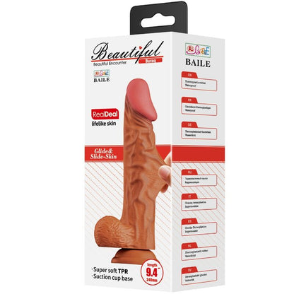 DANZA - BURAQ DILDO REALISTICO 24 CM NATURALE