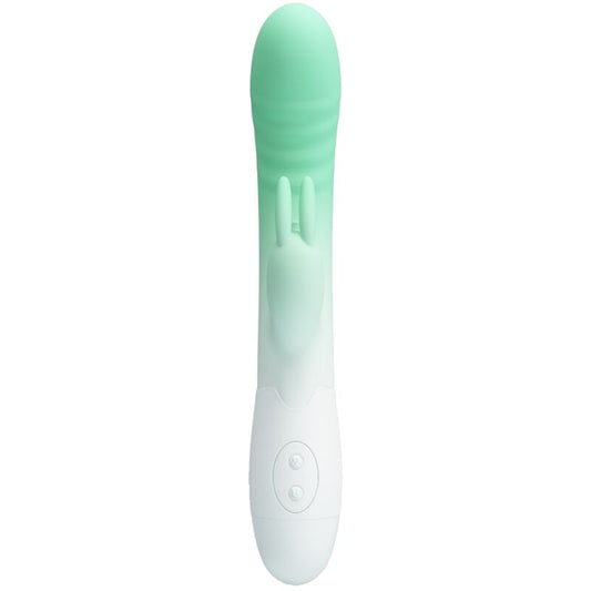 PRETTY LOVE - VIBRATORE CONIGLIO CERBERUS 30 VIBRAZIONI VERDE