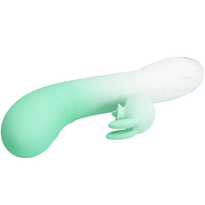 PRETTY LOVE - VIBRATORE CONIGLIO CERBERUS 30 VIBRAZIONI VERDE