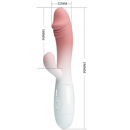 PRETTY LOVE - VIBRATORE SNAPPY RABBIT 30 VIBRAZIONI ROSA