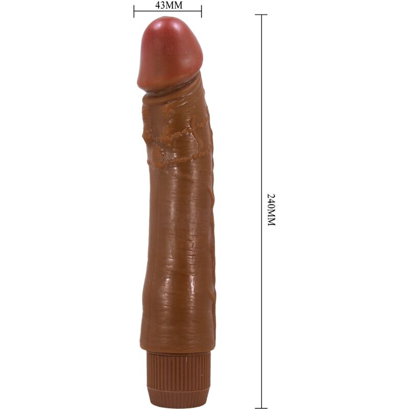 DANCE - DYBBUK VIBRATORE REALISTICO 24 CM MULATO