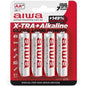 AIWA - BATTERIA ALCALINE AA X-TRA ALCALINE LR6 BLISTER*4