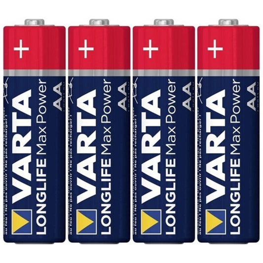 VARTA - BATTERIA ALCALINE MAX POWER AA LR6 RETRATTILE*4