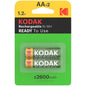KODAK - BLISTER BATTERIA RICARICABILE HR6 AA 2600 mAh*2