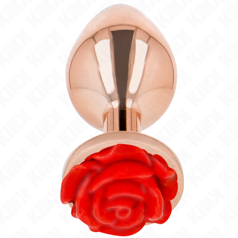KINK - PLUG ANALE ORO ROSA ROSSO L