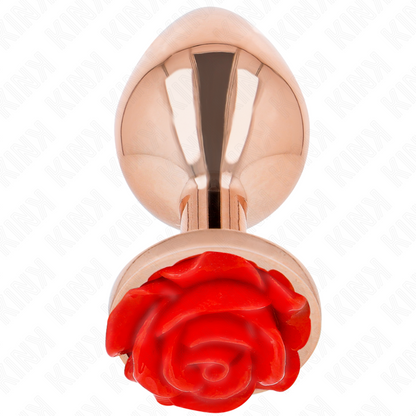 KINK - PLUG ANALE ORO ROSA ROSSO L