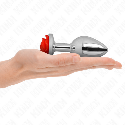 KINK - PLUG ANALE ROSA ROSSA TAGLIA L