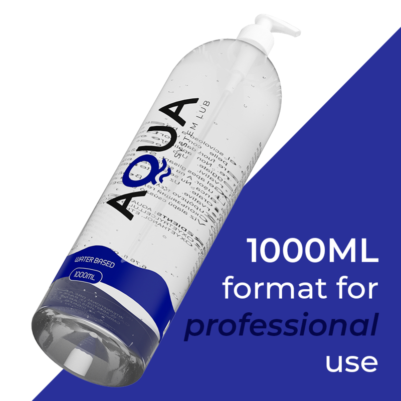 AQUA QUALITY - LUBRIFICANTE A BASE D'ACQUA 1000 ML