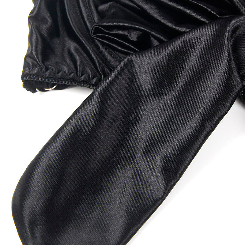 SUBBLIME - 955205 Reggiseno con fiocco nero regolabile L/XL