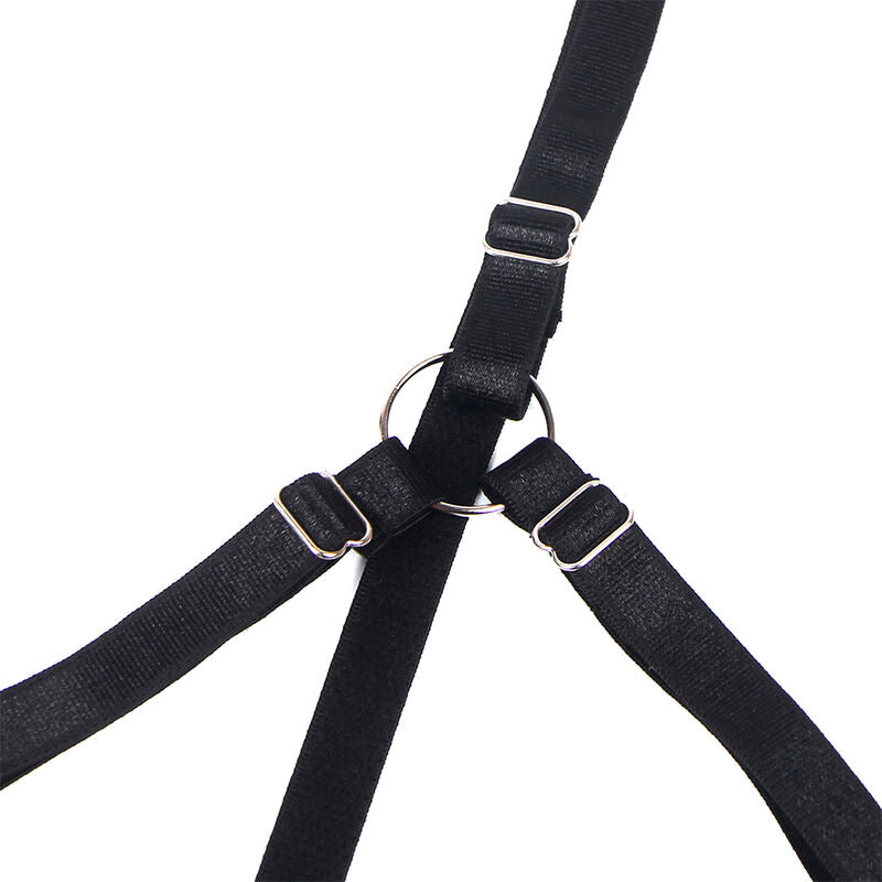 SUBBLIME - 955205 Reggiseno con fiocco nero regolabile L/XL
