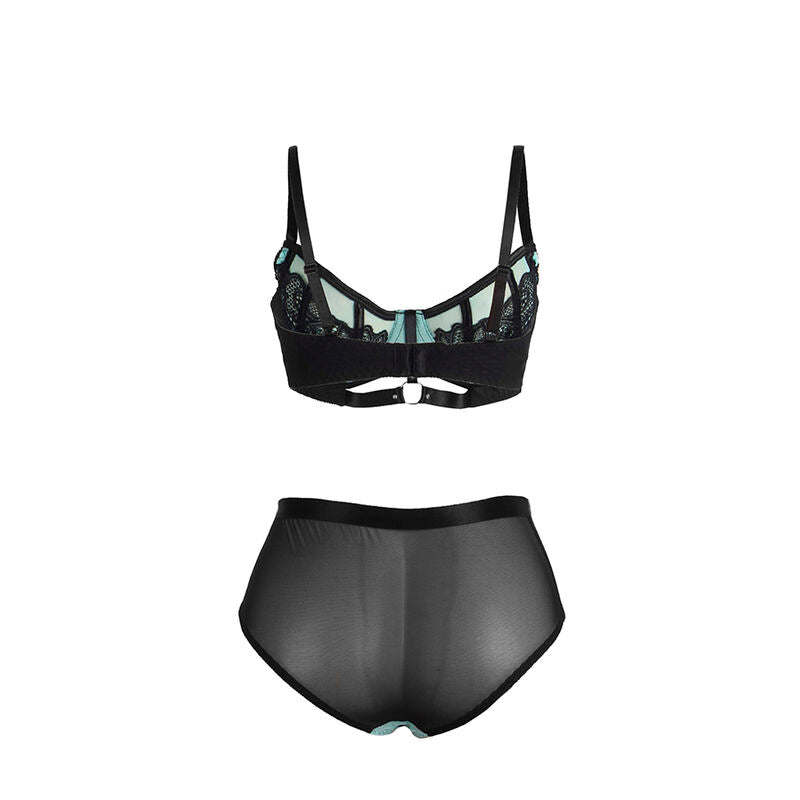 SUBBLIME - 955564 REGGISENO IN RETE VERNICIATA VERDE CON ZIP L/XL