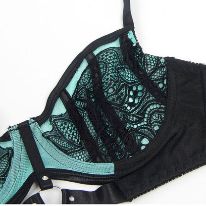 SUBBLIME - 955564 REGGISENO IN RETE VERNICIATA VERDE CON ZIP L/XL