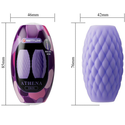 PRETTY LOVE - ATHENA EROS MASTURBATORE MASCHILE IN SILICONE VIOLA