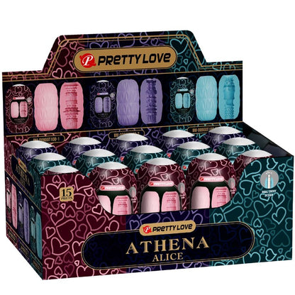 PRETTY LOVE - ATHENA ALICE CONFEZIONE DA 15 VARI MASTURBATORI MASCHILI