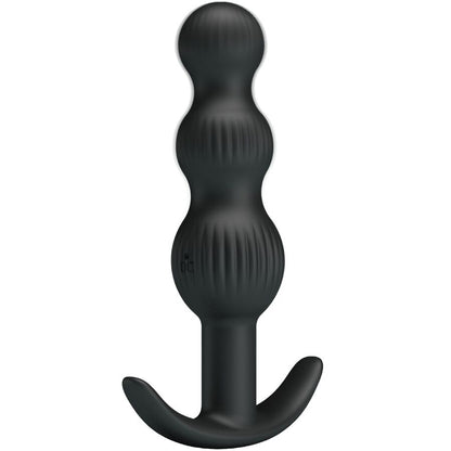 PRETTY LOVE - VIBRATORE ANALE SIDNEY 10 VIBRAZIONI NERO