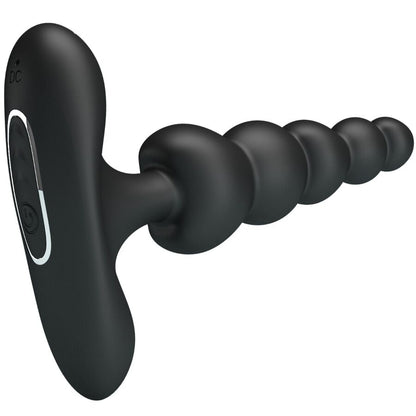 PRETTY LOVE - VIBRATORE ANALE CORBAN 10 VIBRAZIONI NERO