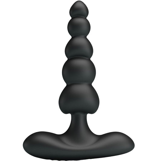 PRETTY LOVE - VIBRATORE ANALE CORBAN 10 VIBRAZIONI NERO