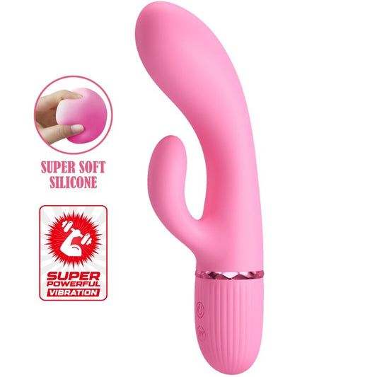 PRETTY LOVE - VIBRATORE MARSKI RABBIT E PUNTO G ROSA
